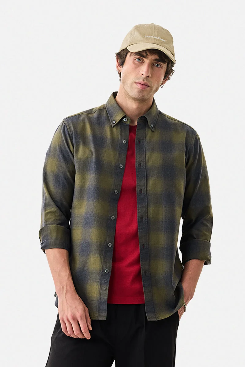 SNITCH Checks Slim Fit 100% Cotton Shirt